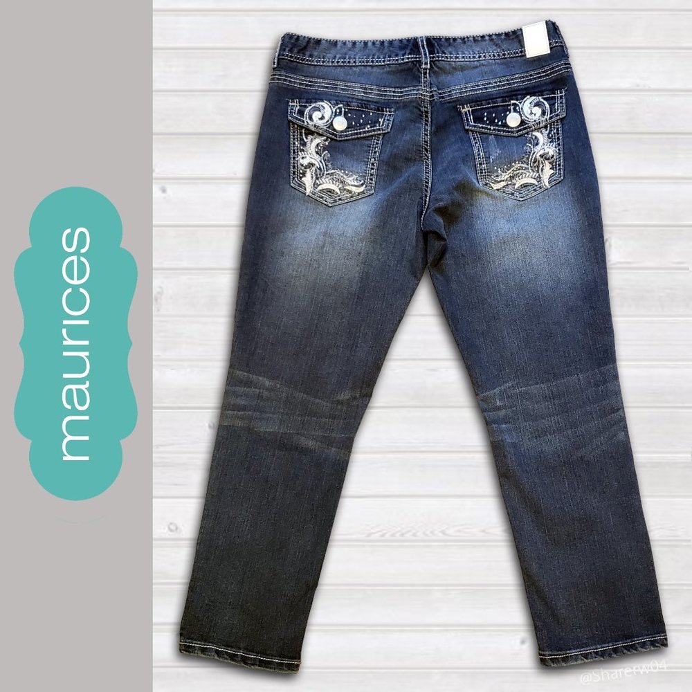 Maurices jeans 9/10 Embellished Pockets